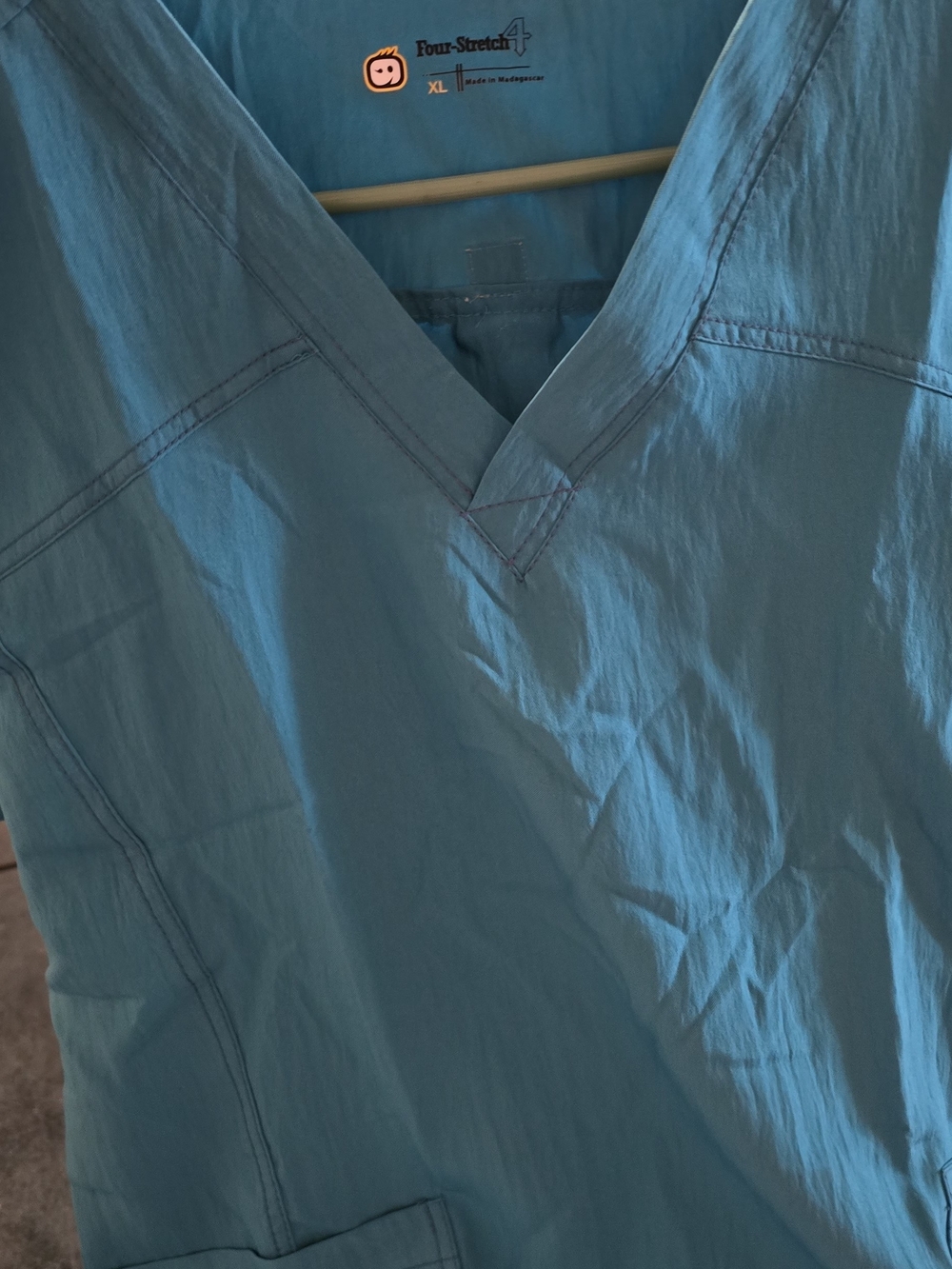 Women's Tunic V-Neck in Teal